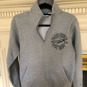 University of Toledo half zip Champion sweater